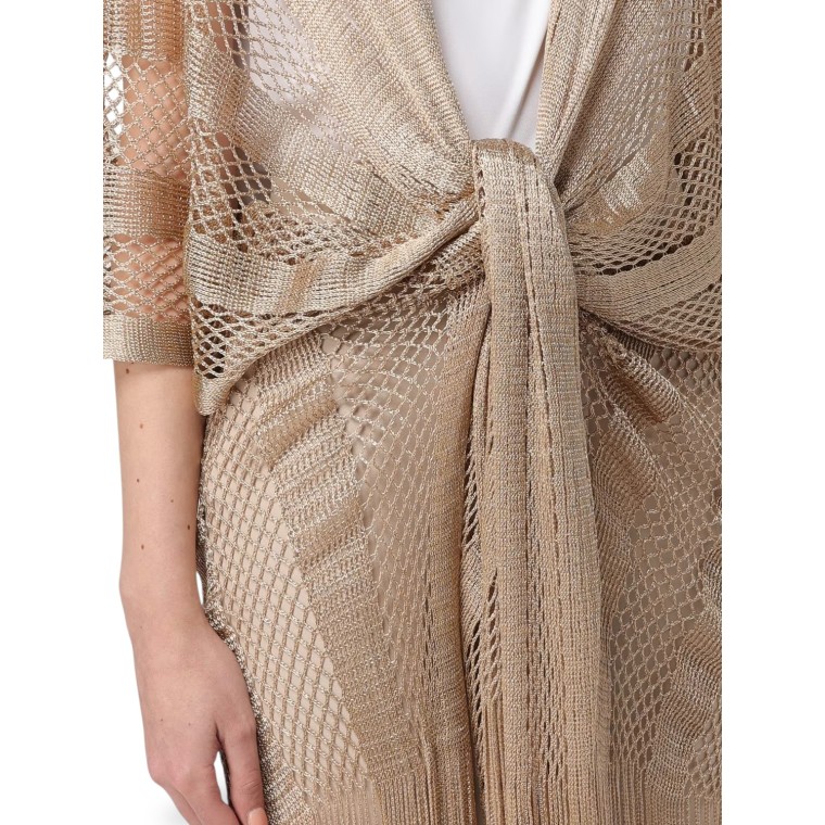 Poncho in maglia di cotone Liu Jo