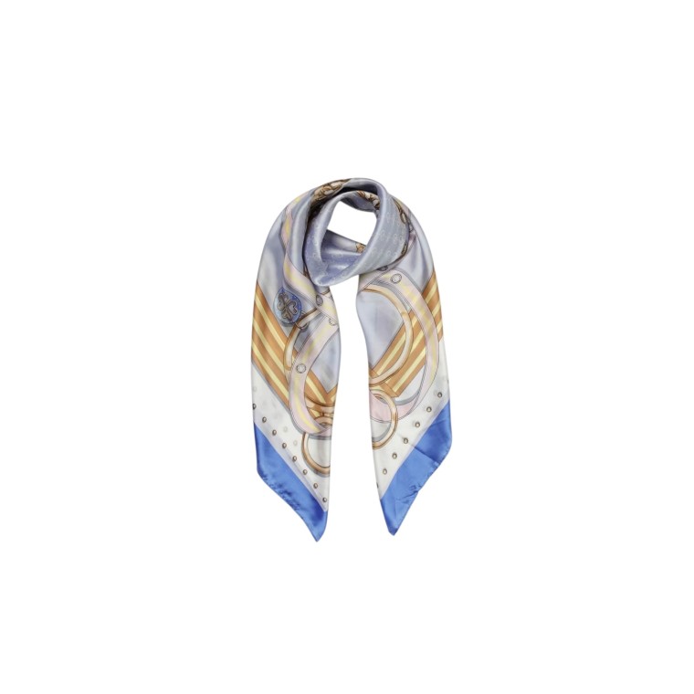 Foulard Liu Jo in raso con stampa chain