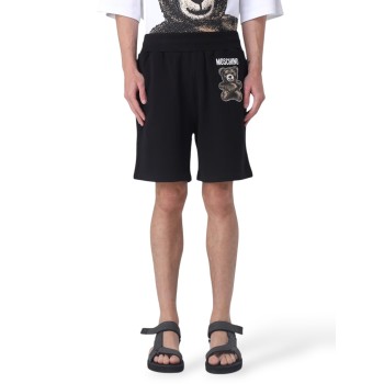 Pantaloncino Moschino Couture in cotone stampato