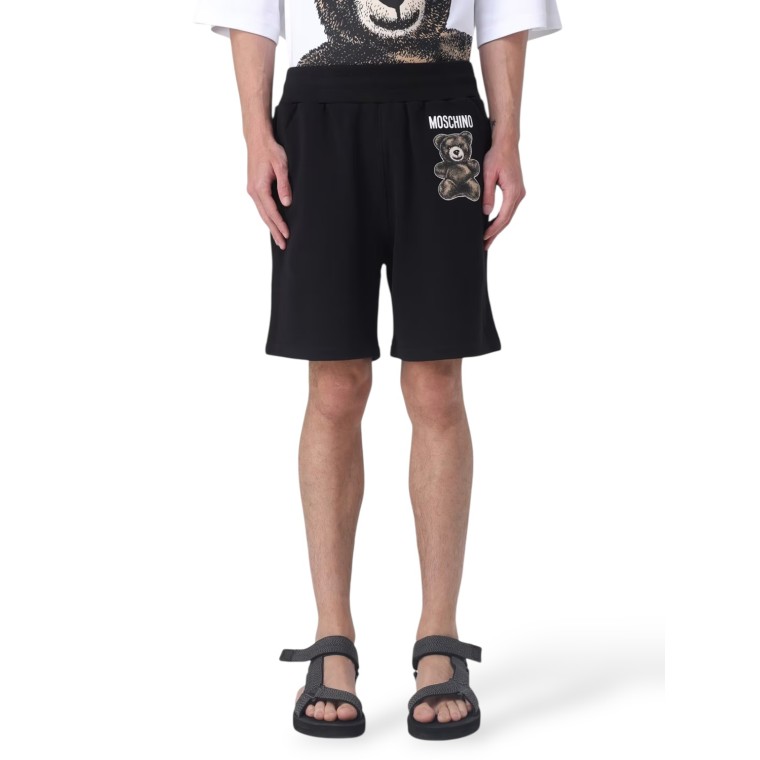 Pantaloncino Moschino Couture in cotone stampato