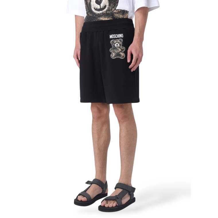 Pantaloncino Moschino Couture in cotone stampato