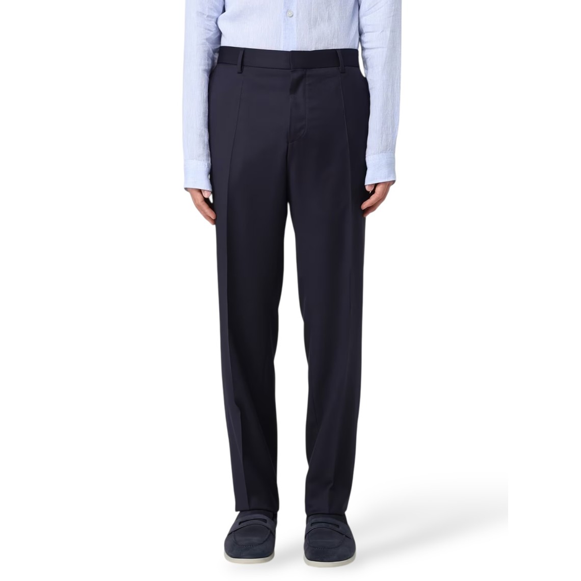 Pantaloni sartoriali Boss in lana vergine