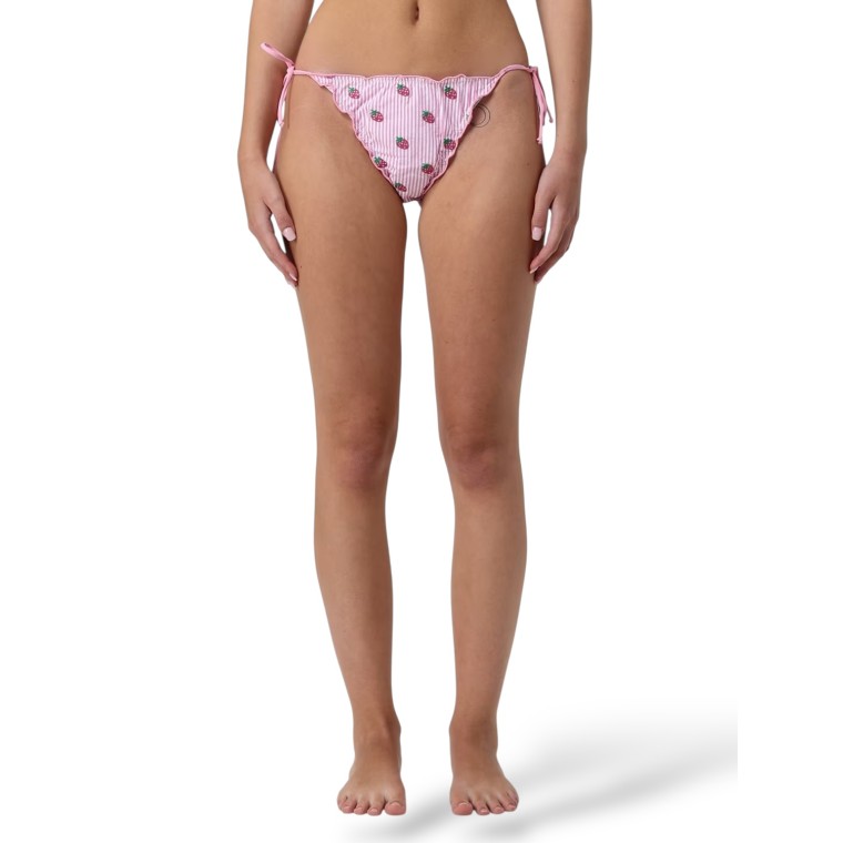 Costume da bagno bikini bottom Miami a righe in seersucker Mc2 Saint Barth
