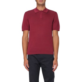 Polo in maglia jacquard Emporio Armani