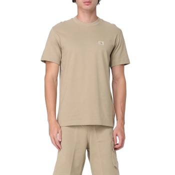 T-shirt in cotone con stemma Calvin Klein Jeans
