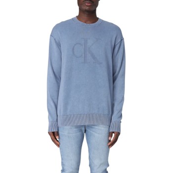 Maglia girocollo Calvin Klein Jeans con profili a coste