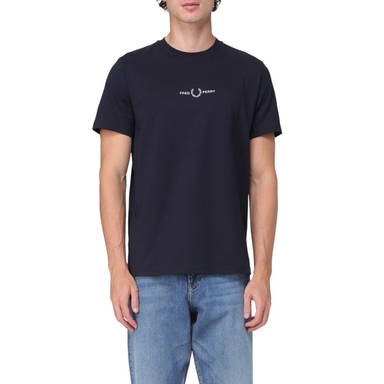 T-shirt con ricamo Fred Perry