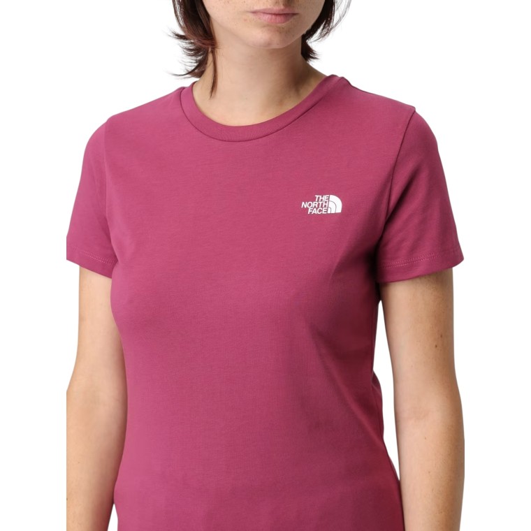 T-shirt in misto cotone con logo The North Face