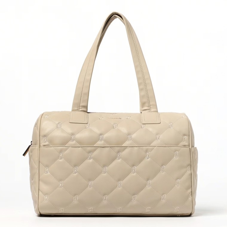 Borsa Liu Jo Kids in pelle sintetica matelassè con monogram ricamato