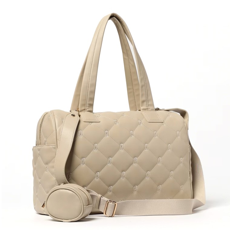 Borsa Liu Jo Kids in pelle sintetica matelassè con monogram ricamato