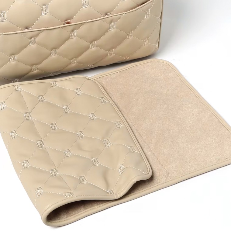 Borsa Liu Jo Kids in pelle sintetica matelassè con monogram ricamato
