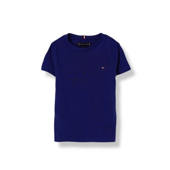T-shirt Tommy Hilfiger con bandierina ricamata