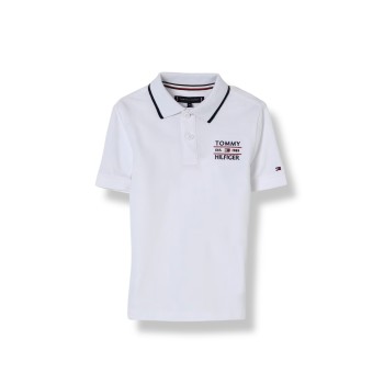Polo Tommy Hilfiger con logo ricamato