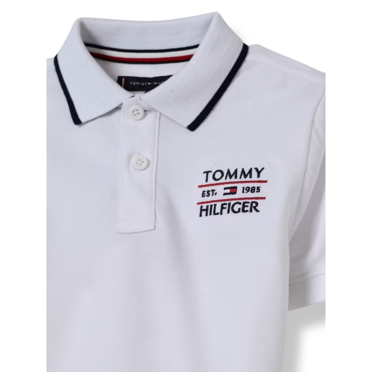 Polo Tommy Hilfiger con logo ricamato