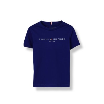 T-shirt in cotone con logo Tommy Hilfiger