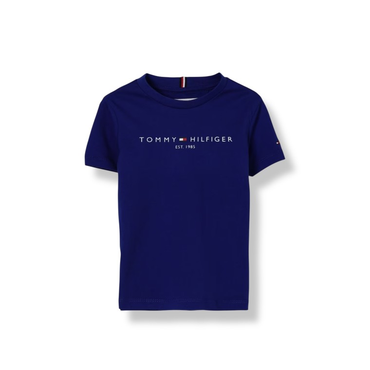 T-shirt in cotone con logo Tommy Hilfiger