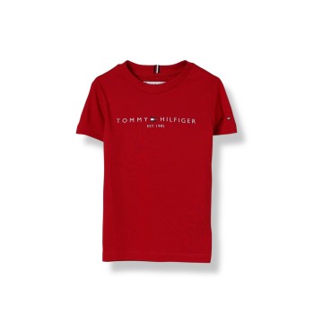 T-shirt in cotone con logo Tommy Hilfiger