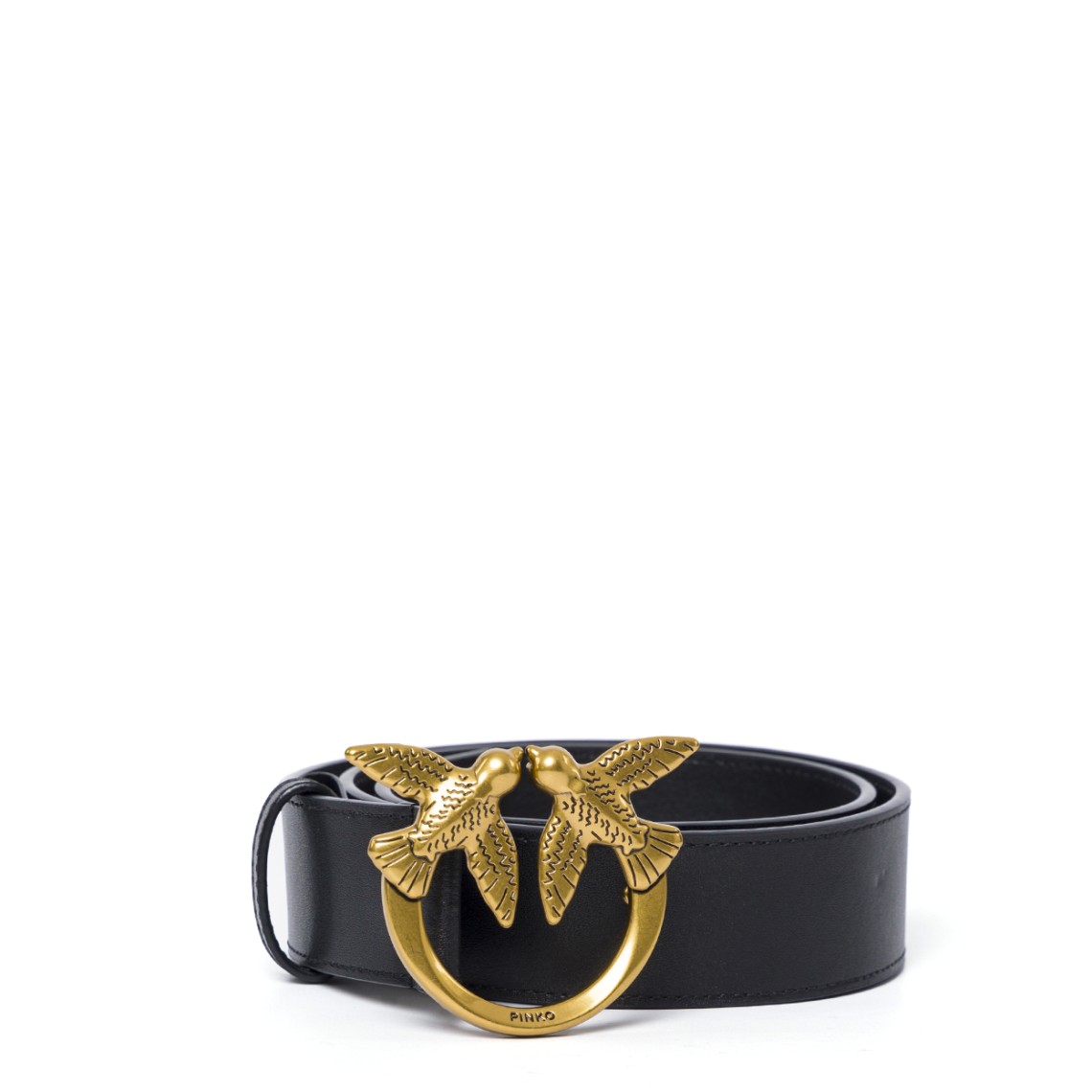 Cintura alta Pinko Love Birds in pelle