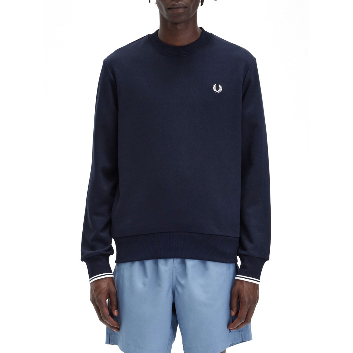 Maglia a girocollo con logo Fred Perry