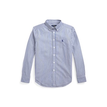 Camicia in popeline di cotone a righe Polo Ralph Lauren