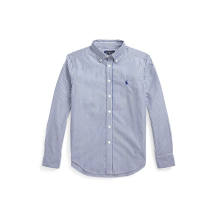 Camicia in popeline di cotone a righe Polo Ralph Lauren