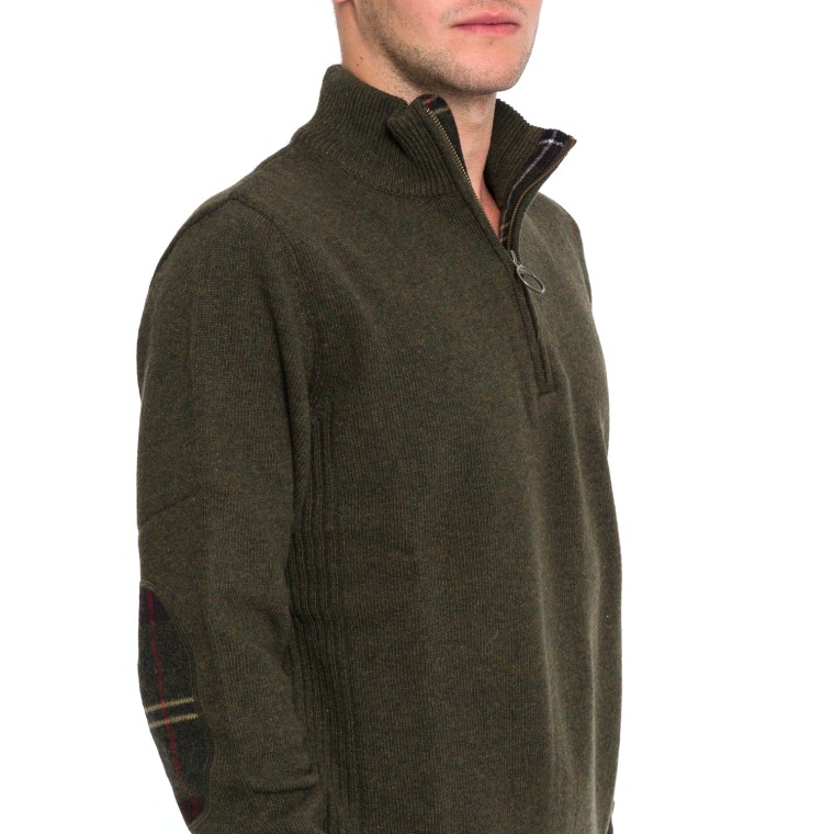 Maglia con mezza zip Barbour Holden