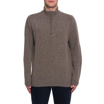 Maglia con mezza zip Barbour Holden