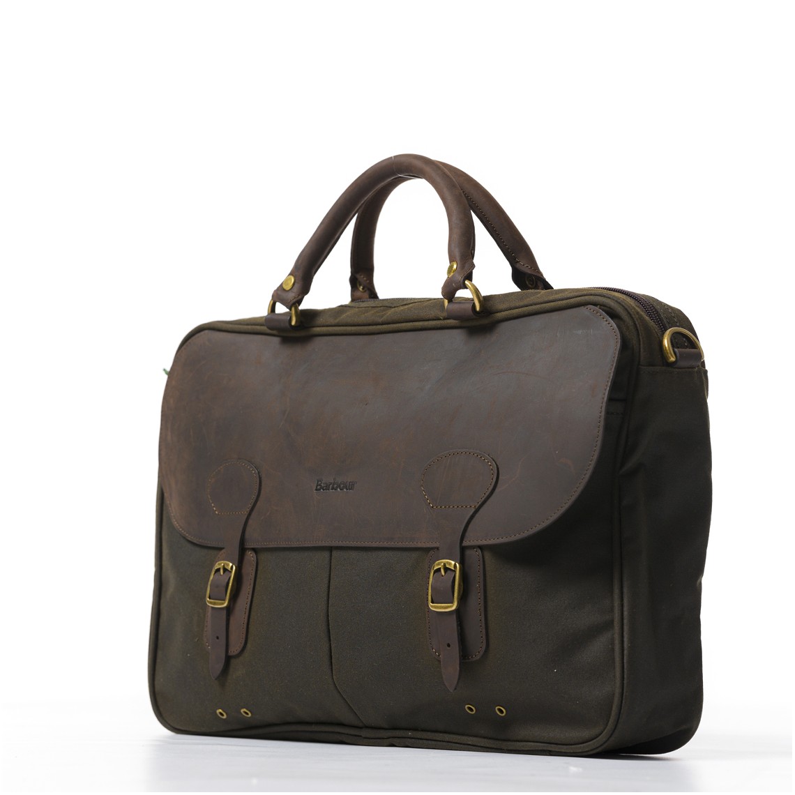 Briefcase in pelle cerata Barbour