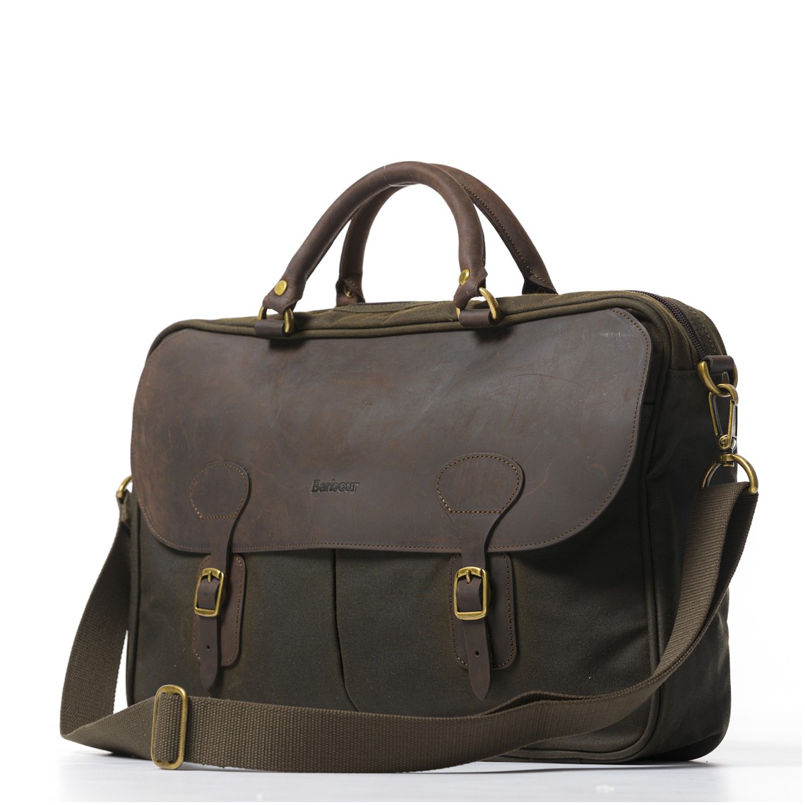 Briefcase in pelle cerata Barbour