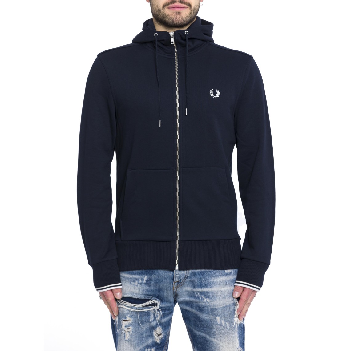 Felpa con cappuccio Fred Perry