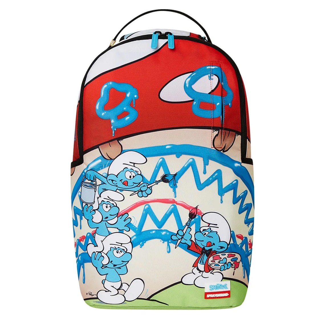 Zaino Sprayground Painting Smurfs