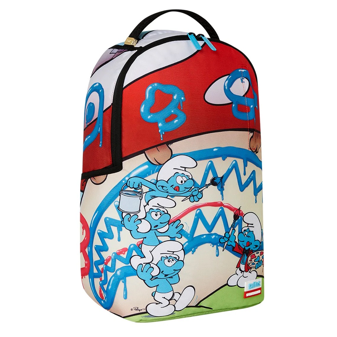 Zaino Sprayground Painting Smurfs