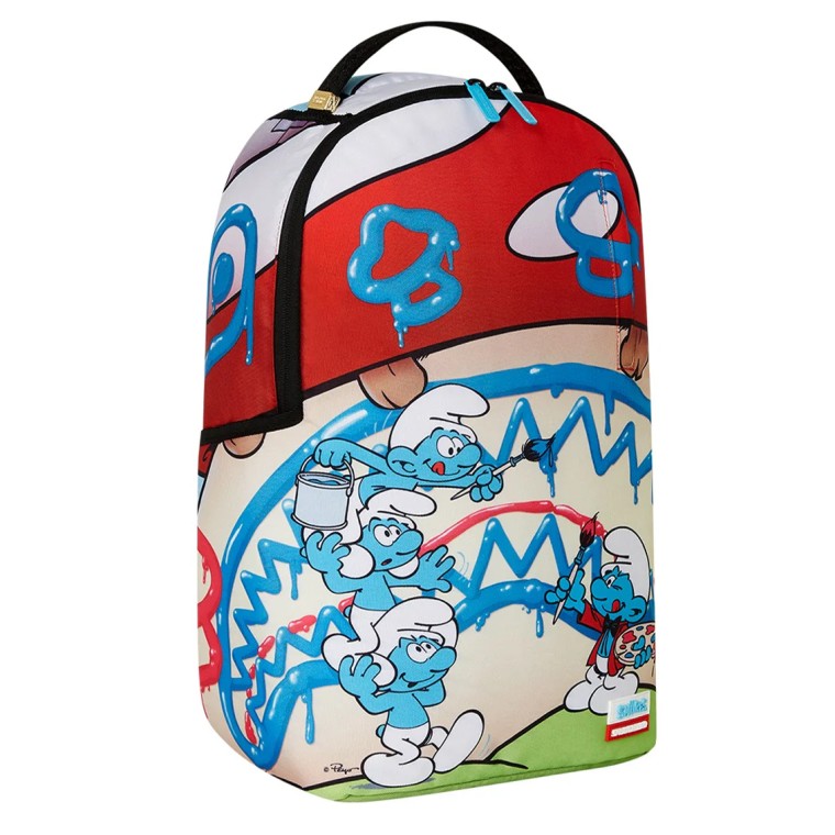 Zaino Sprayground Painting Smurfs