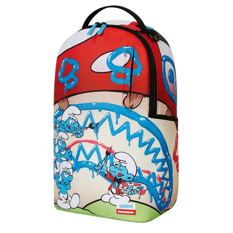 Zaino Sprayground Painting Smurfs