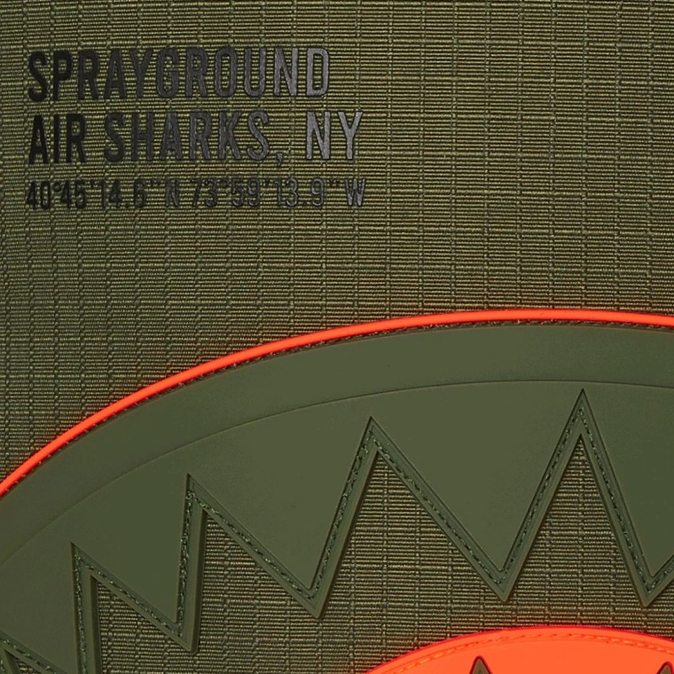 Zaino Sprayground Nylon Shark Central Army