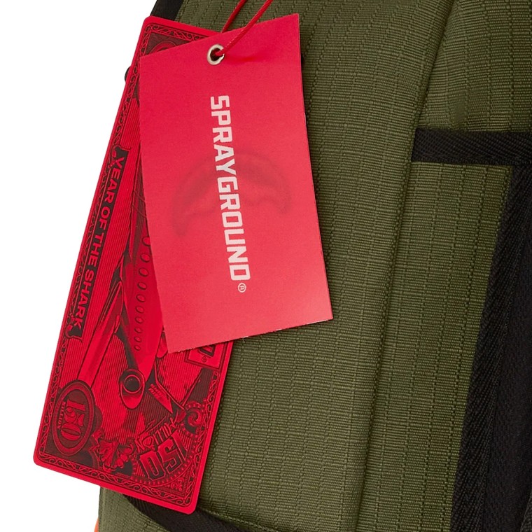 Zaino Sprayground Nylon Shark Central Army