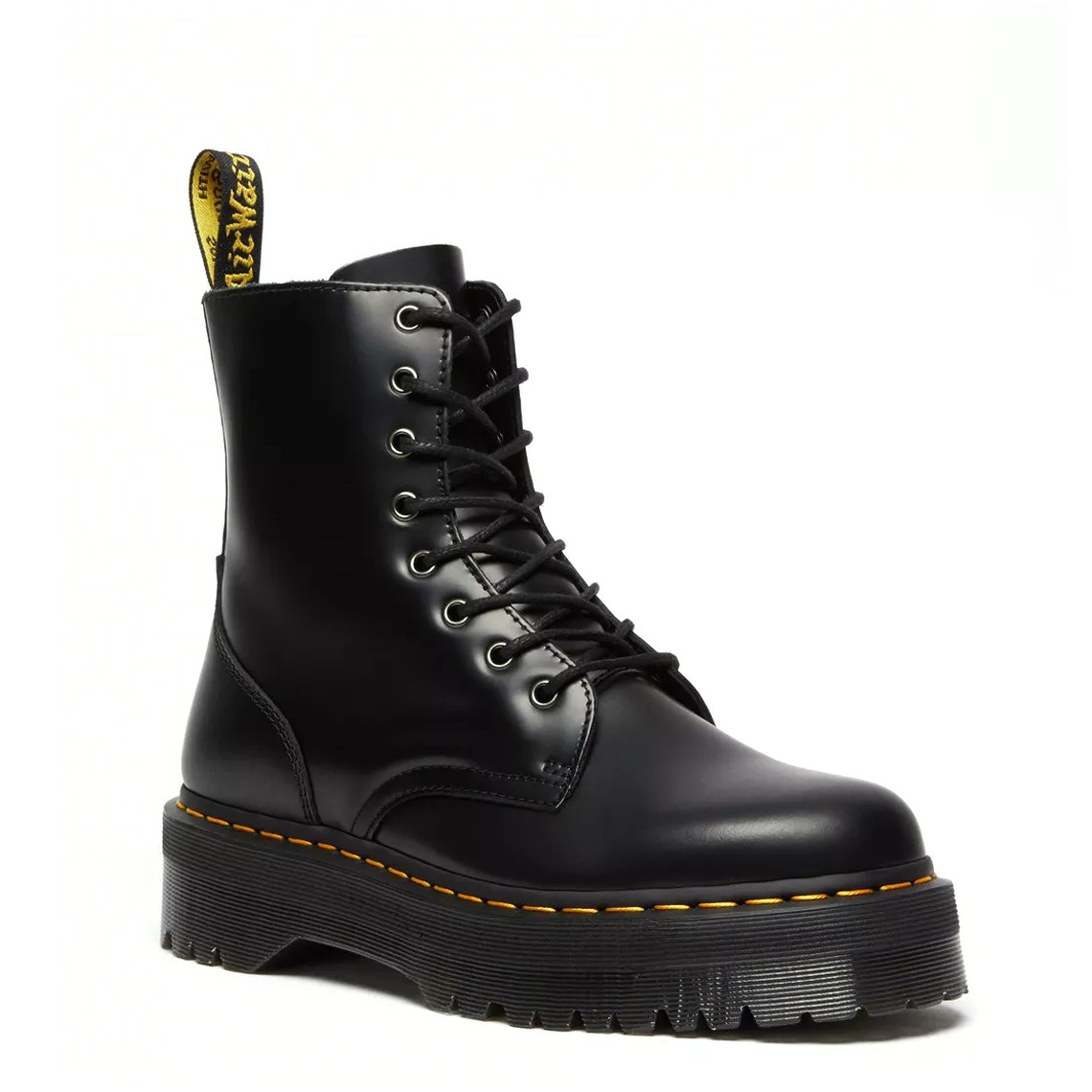 Stivali Jadon Platform Dr Martens in pelle smooth