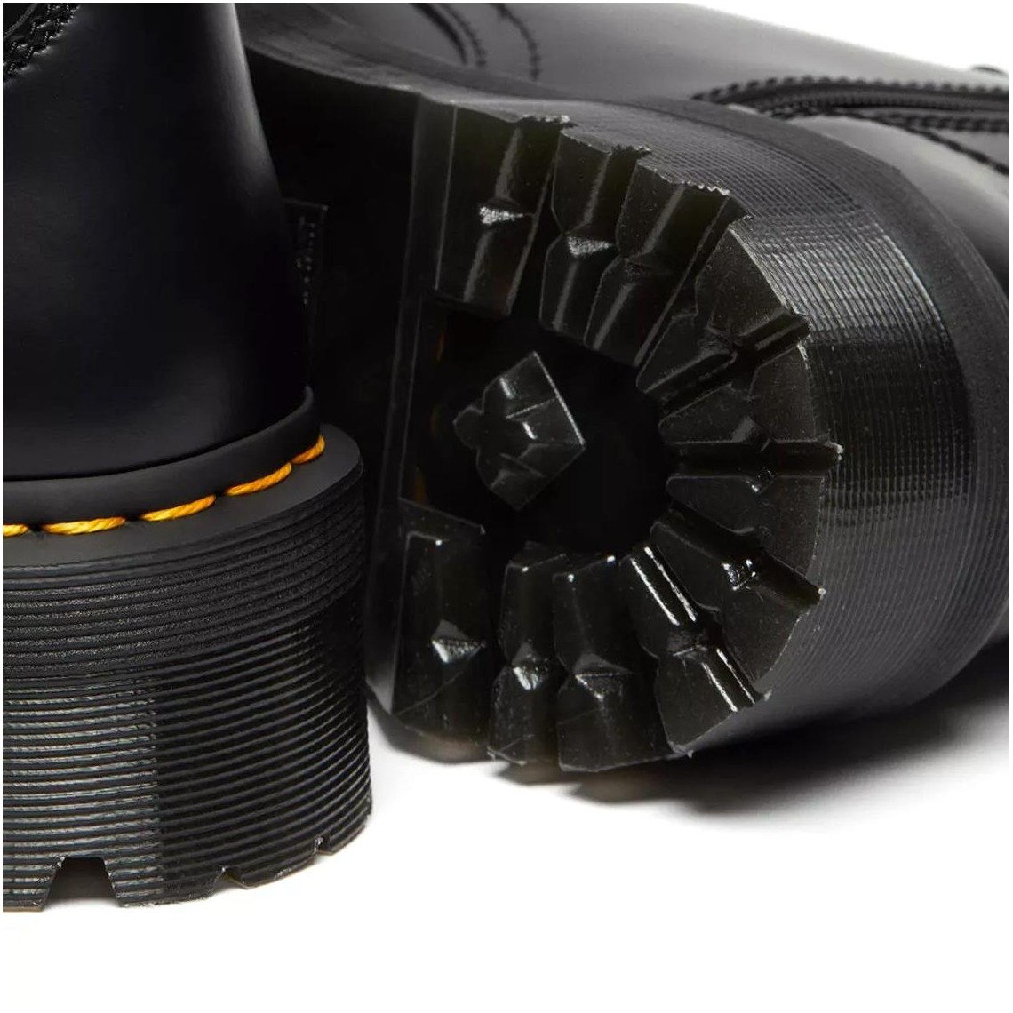 Stivali Jadon Platform Dr Martens in pelle smooth