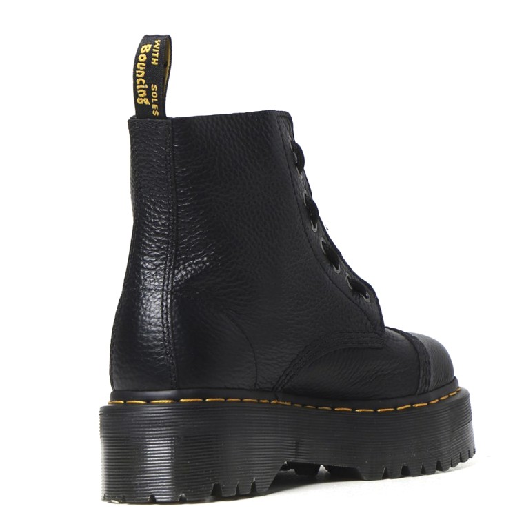 Stivali Platform Dr Martens in pelle nappa Sinclair