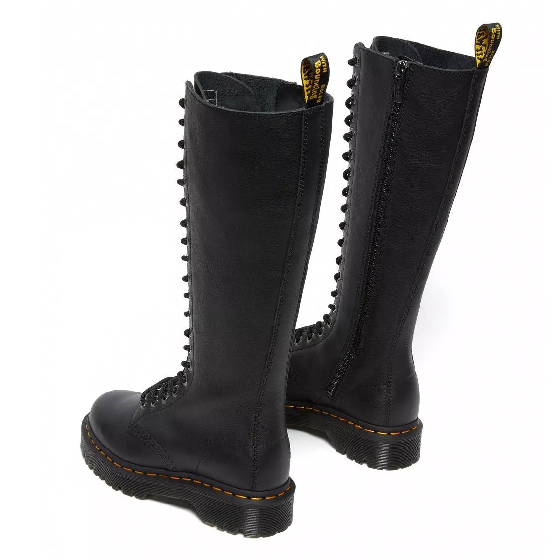 Stivale Bex Dr. Martens in pelle martellata