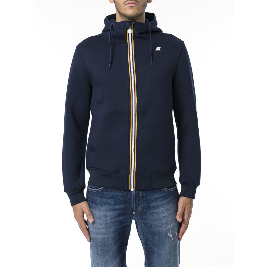 Felpa con zip e cappuccio Rainer Spacer K-Way