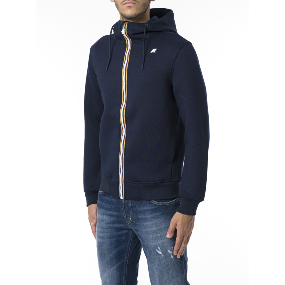 Felpa con zip e cappuccio Rainer Spacer K-Way