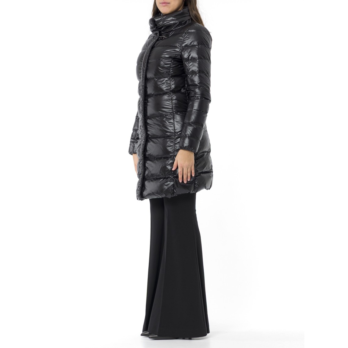 Piumino Lungo in Nylon Fay