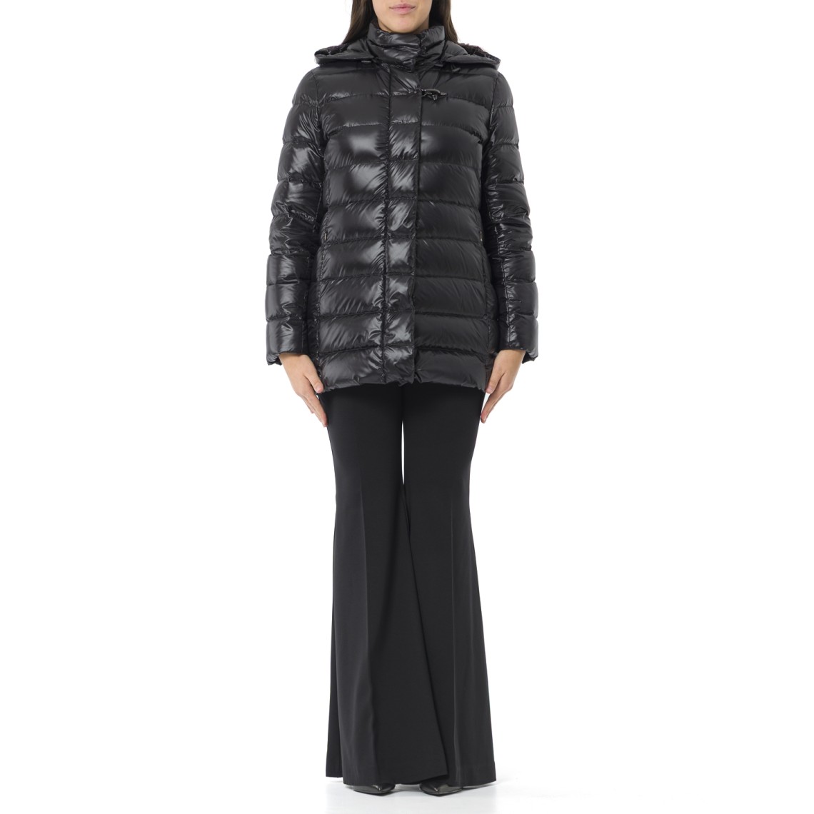 Piumino lungo in Nylon Fay