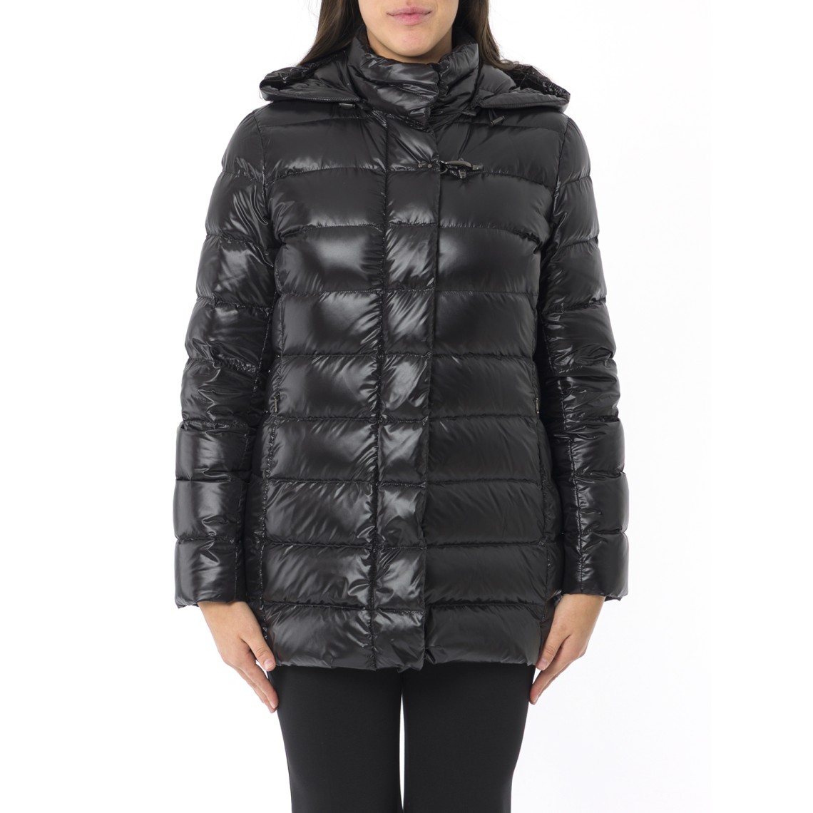 Piumino lungo in Nylon Fay