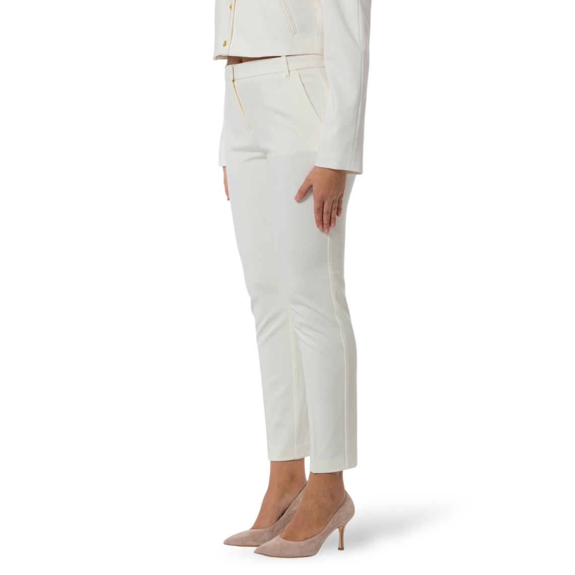 Pantaloni a sigaretta con piega stirata Pinko