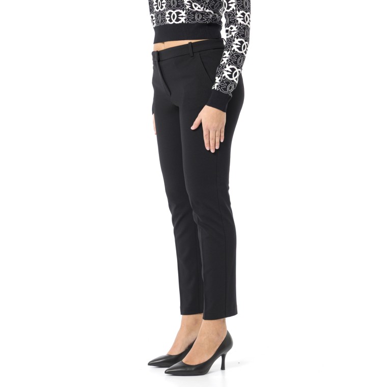 Pantaloni a sigaretta con piega stirata Pinko