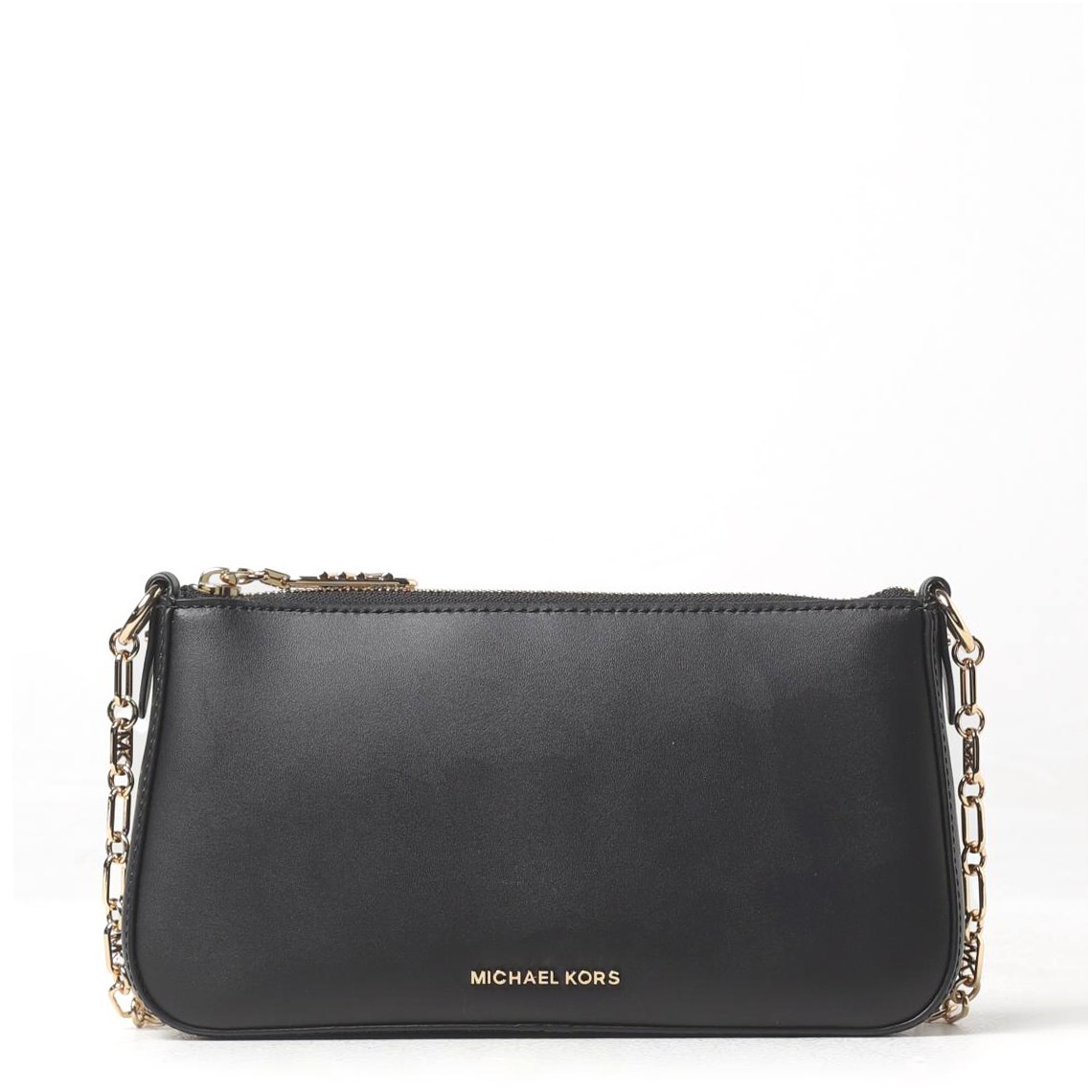 Pochette media in pelle con catena e logo Empire Michael Kors