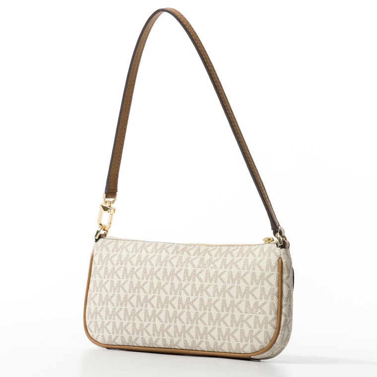 Pochette Zoe piccola con logo Michael Kors all over