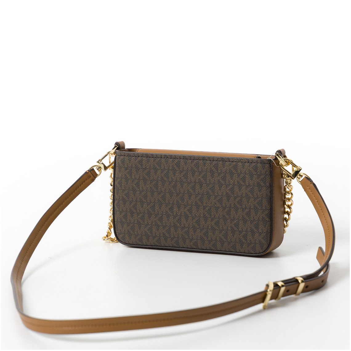 Borsa a spalla Bryant Michael Kors con monogram MK all over